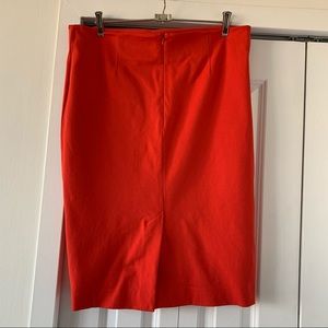 Joe Fresh size 16 BRIGHT red pencil skirt